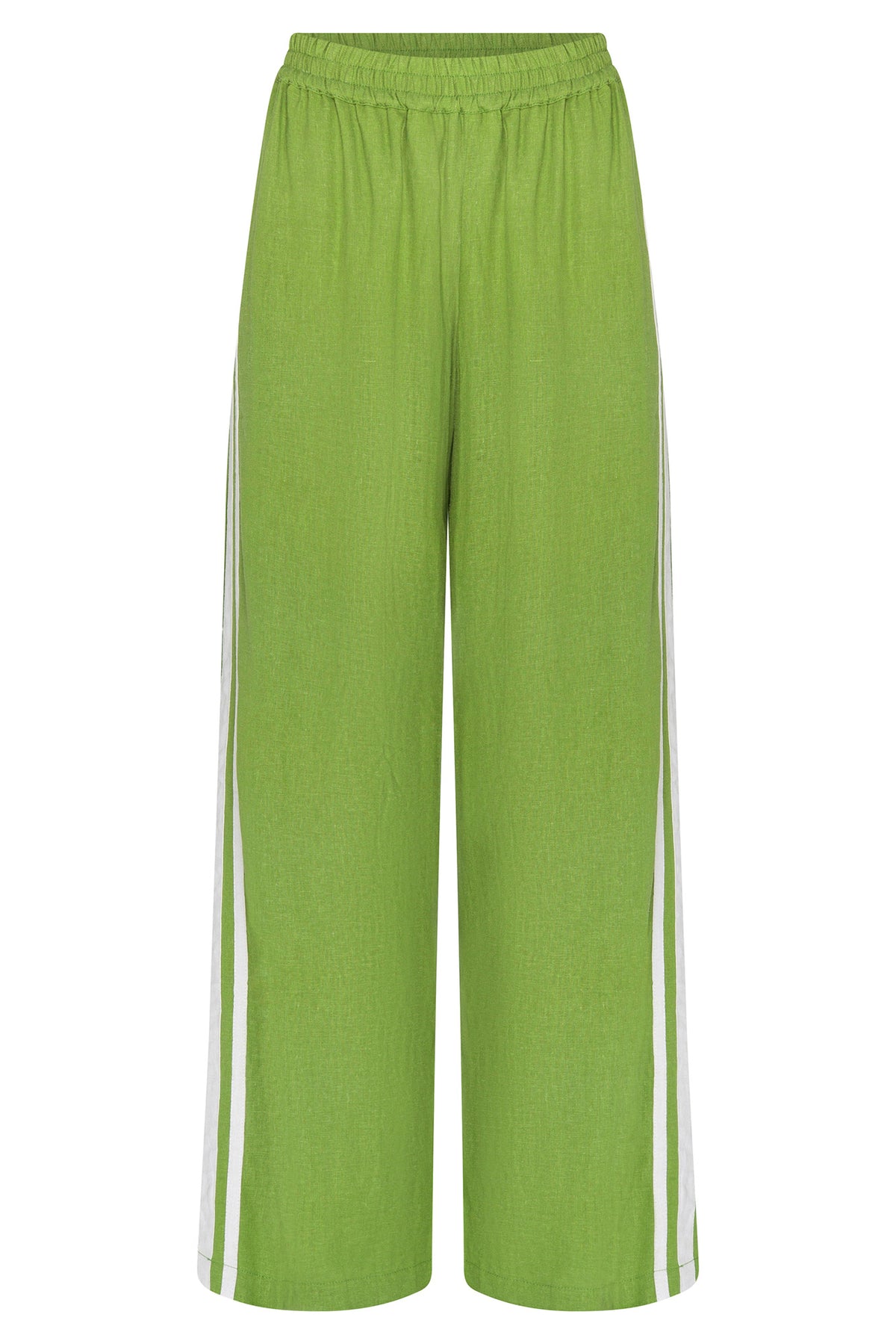 JAYA LINEN PANT - CHARTREUSE