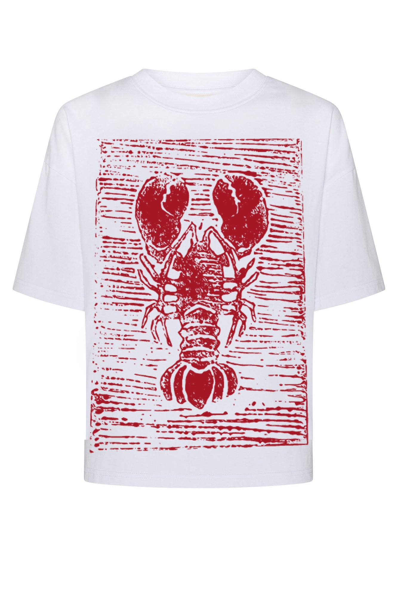 Lobster Art Tshirt - White