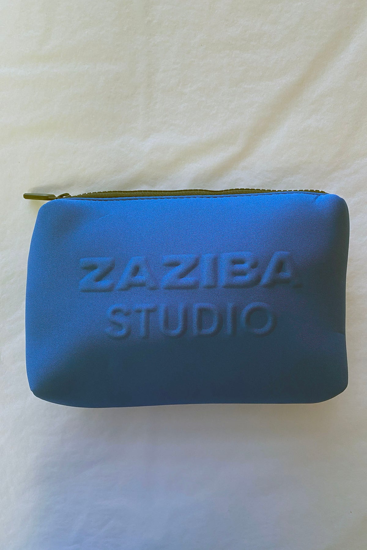 NEOPRENE MICRO CLUTCH BAG - COBALT BLUE