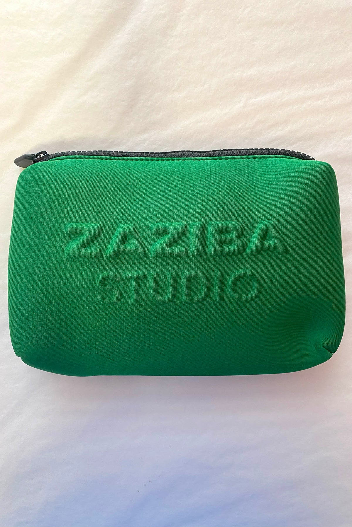 NEOPRENE MICRO CLUTCH BAG - GREEN