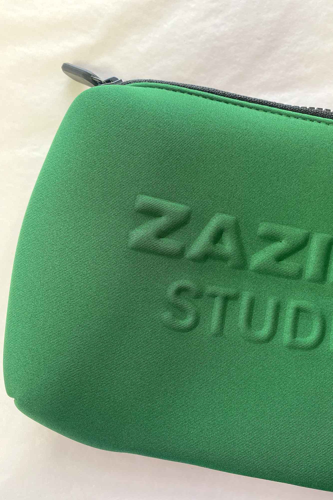 NEOPRENE MICRO CLUTCH BAG - GREEN